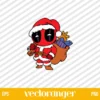 Deadpool Santa SVG