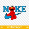 Elmo Nike Logo SVG