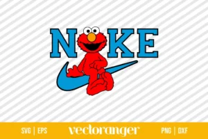 Elmo Nike Logo SVG