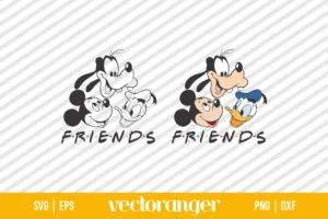 Mickey and Friends SVG