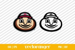 Ohio State Buckeyes Mascot Logo SVG