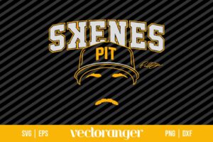 Paul Skenes Backwards K Pittsburgh Pirates SVG