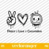 Peace Love Cocomelon SVG