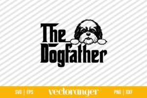 The Dogfather Logo SVG File