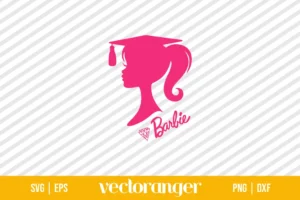 Barbie Graduation SVG