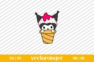 Kuromi Ice Cream SVG