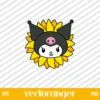 Kuromi Sunflower SVG