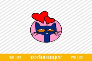 Lovely Pete The Cat SVG