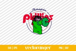 Philadelphia Phillies Gunnersaurus Baseball SVG