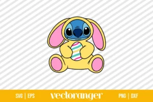 Stitch Easter Bunny SVG