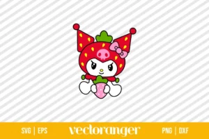 Strawberry Kuromi SVG