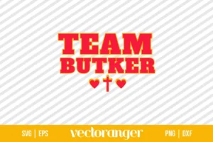 Team Butker Mini Heart Kansas City Chiefs SVG