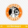 Tigger Coffee SVG