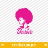 Barbie Afro Black Woman SVG