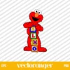 Elmo Sesame Street SVG