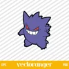 Gengar Pokemon SVG