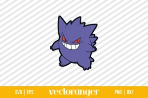 Gengar Pokemon SVG