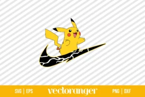 Nike Pikachu Logo SVG