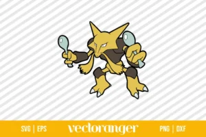 Pokemon Alakazam SVG