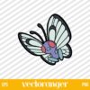 Pokemon Butterfree SVG Cut File