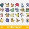 Pokemon Characters SVG