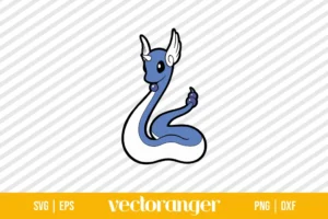 Pokemon Dragonair SVG