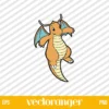 Pokemon Dragonite SVG