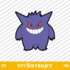 Pokemon Gengar SVG