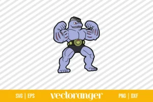 Pokemon Machoke SVG