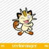 Pokemon Meowth SVG