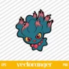 Pokemon Misdreavus SVG