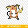 Pokemon Raichu SVG