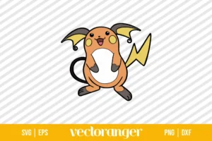 Pokemon Raichu SVG