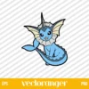 Pokemon Vaporeon SVG