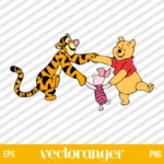 Winnie Tigger Piglet SVG