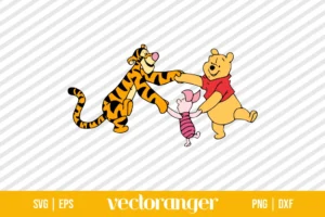 Winnie Tigger Piglet SVG