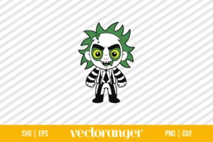 Chibi Beetlejuice Horror Movies SVG File