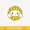 Cinnamoroll Sunflower SVG Files