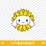 Cinnamoroll Sunflower SVG Files