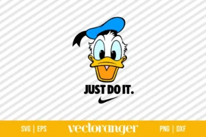 Donald Duck Nike Just Do It SVG