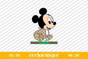 Gucci Baby Mickey Mouse SVG
