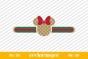 Gucci Minnie Head Logo SVG