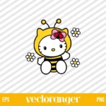 Hello Kitty Bee SVG Cut File