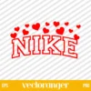 Nike Heart Logo SVG Cut Files