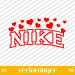Nike Heart Logo SVG Cut Files