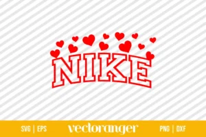 Nike Heart Logo SVG Cut Files