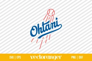 Ohtani Los Angeles Dodgers Logo SVG