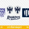 Rayados de Monterrey SVG Bundle