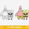 Spongebob and Patrick SVG Cut Files