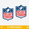 Taylor Swift NFL Logo SVG Cut File